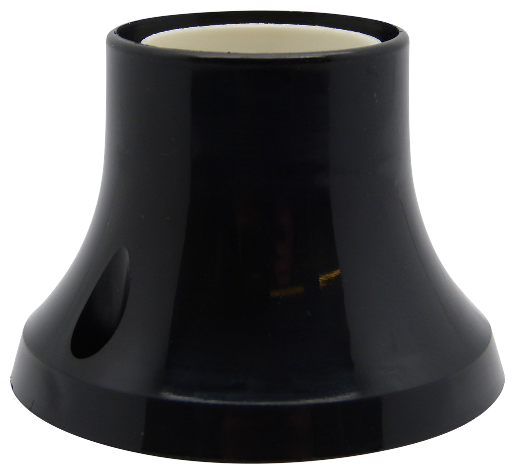 [06082] Plastic ES Batten Lampholder (Black)