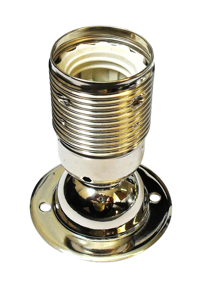 Plated ES Batten Lampholder