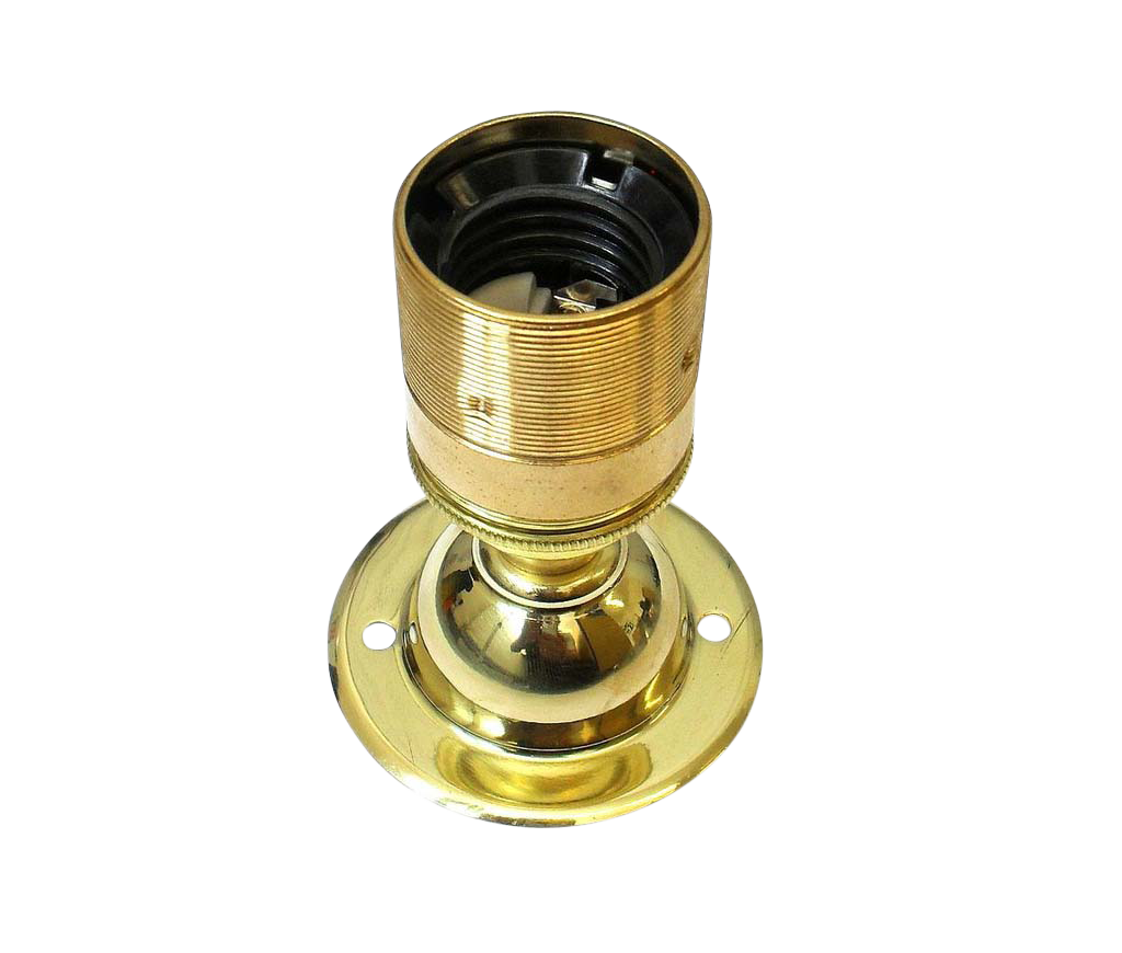 [05423] Metalbrite ES Batten Lampholder (Brass)