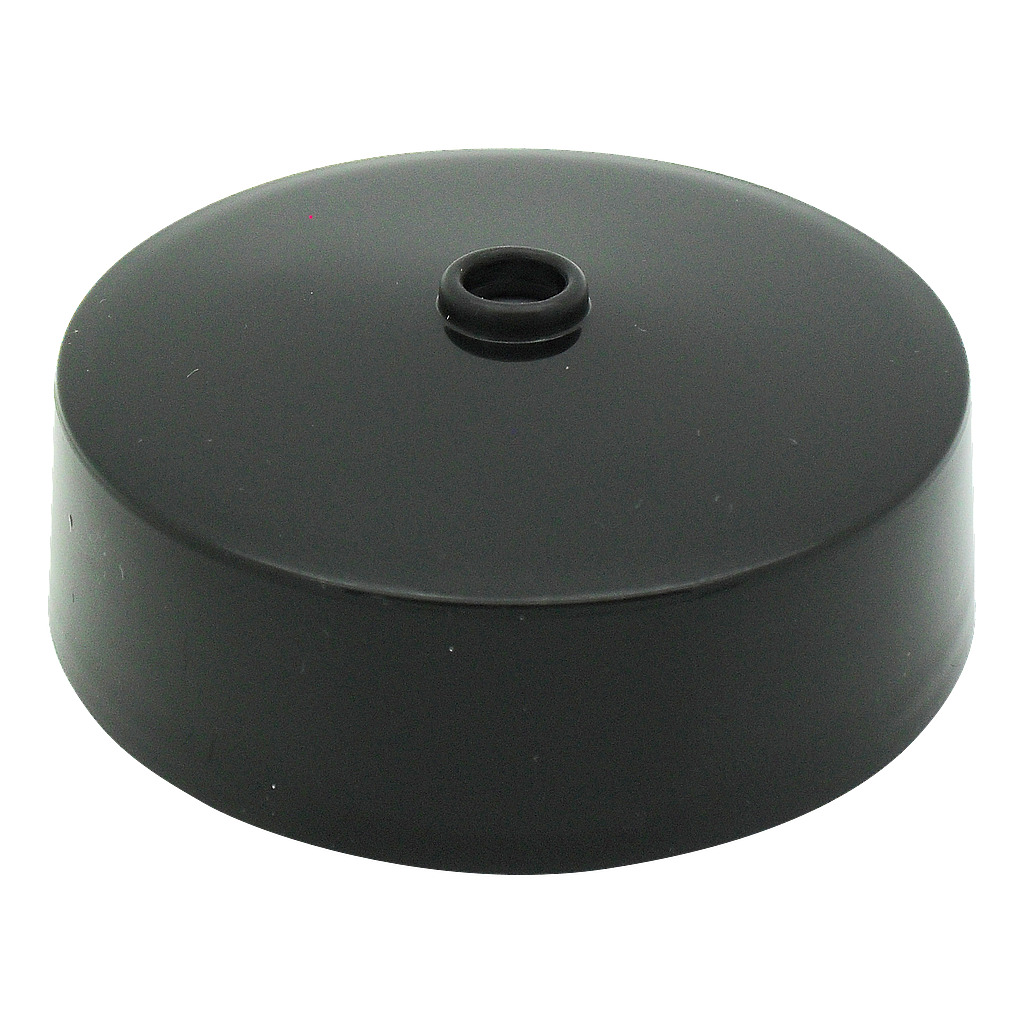 [05777] Standard Original Ceiling Rose (Plastic) 84mm (Black)