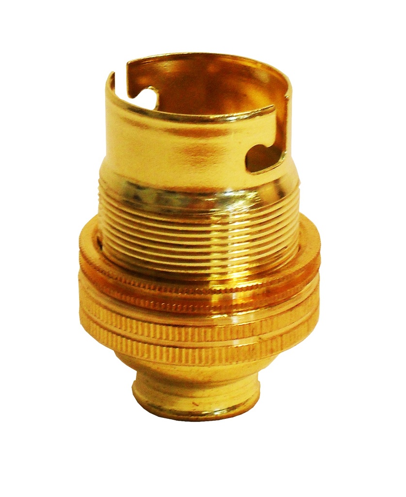 [05720] Metalbrite BC ⅝" Lampholder (Brass)