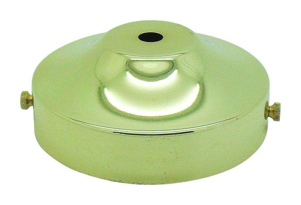 [05490] Shaped Ceiling Rose Converter (Brass Plated)