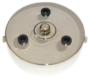 3-Outlet Ceiling Rose 100mm