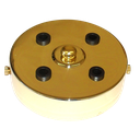 [05661] 4-Outlet Ceiling Rose (Brass Plated)