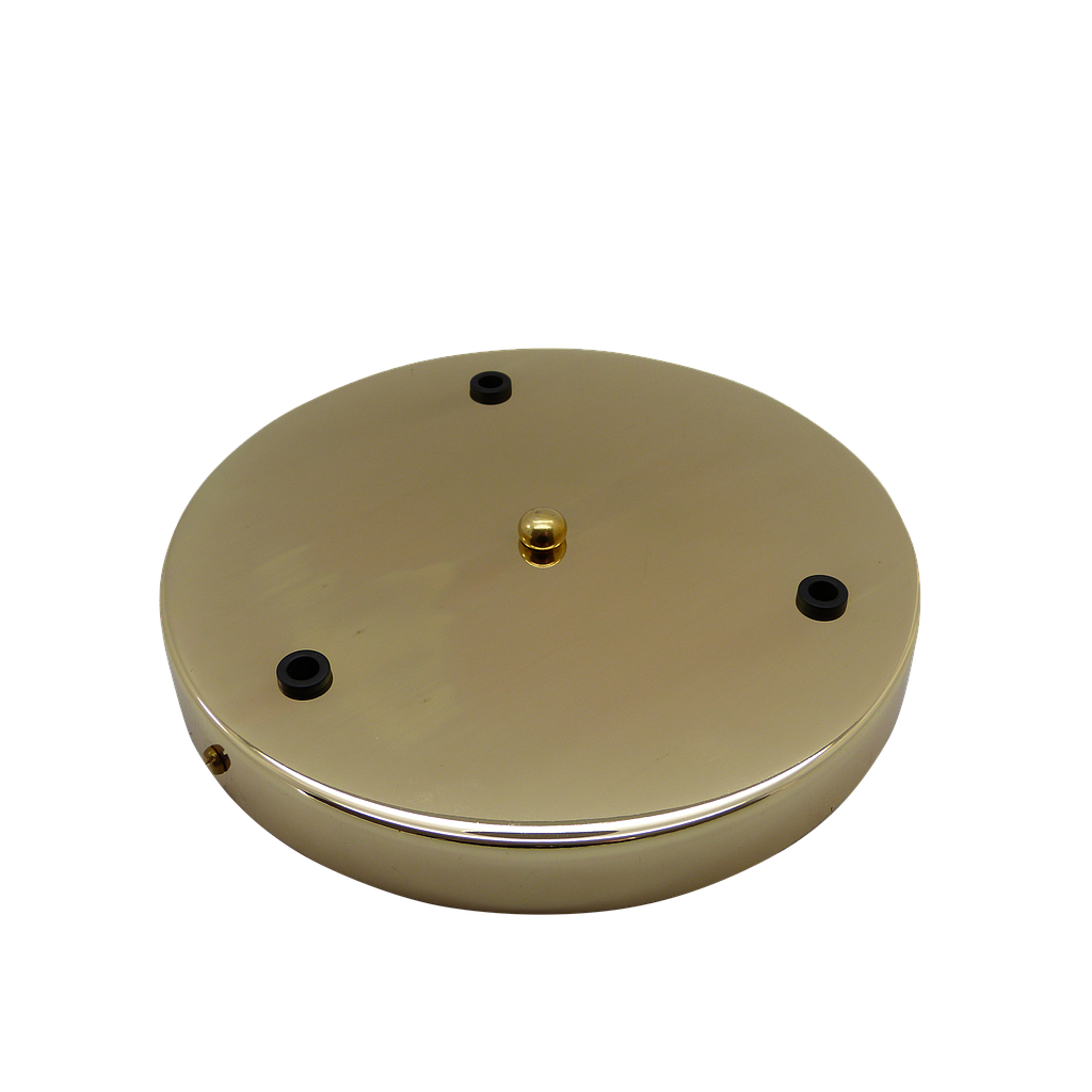 [05348] 3-Outlet Ceiling Rose 200mm (Brass Plated)