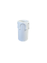 27mm Internal Diameter White Plastic Candle Tube with Wax Drip Effect