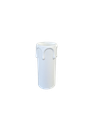 27mm Internal Diameter White Plastic Candle Tube with Wax Drip Effect