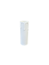 27mm Internal Diameter White Plastic Candle Tube with Wax Drip Effect