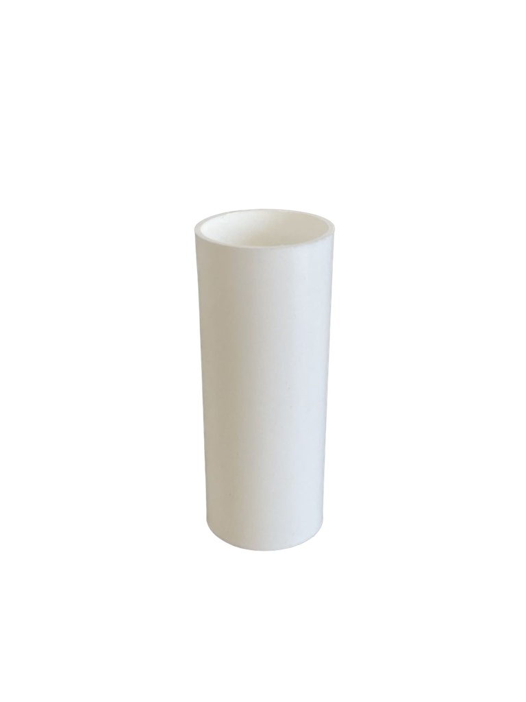 24mm Internal Diameter White Plastic Candle Tube
