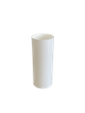 [05815] 24mm Internal Diameter White Plastic Candle Tube (Height: 65mm)