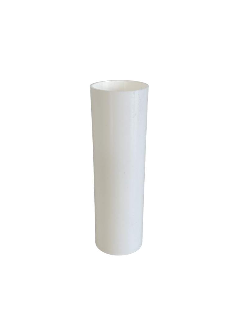 24mm Internal Diameter White Plastic Candle Tube