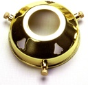 [05216] 2¼" Gallery with 29mm Centre Hole (Brass)