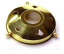 [05476] 4¼" Gallery with 29mm Centre Hole (Brass)