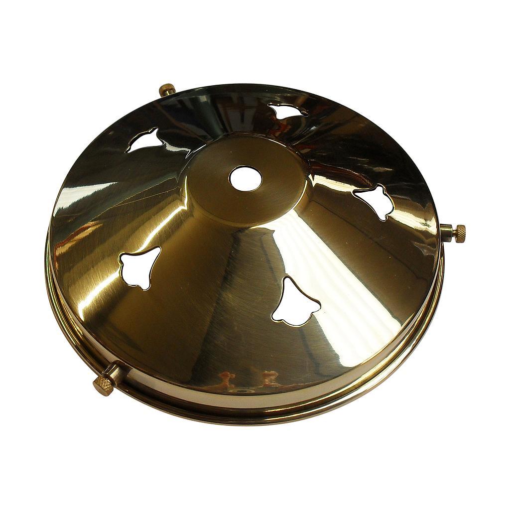 [05202] 5¼" Gallery with 10mm Centre Hole (Brass)
