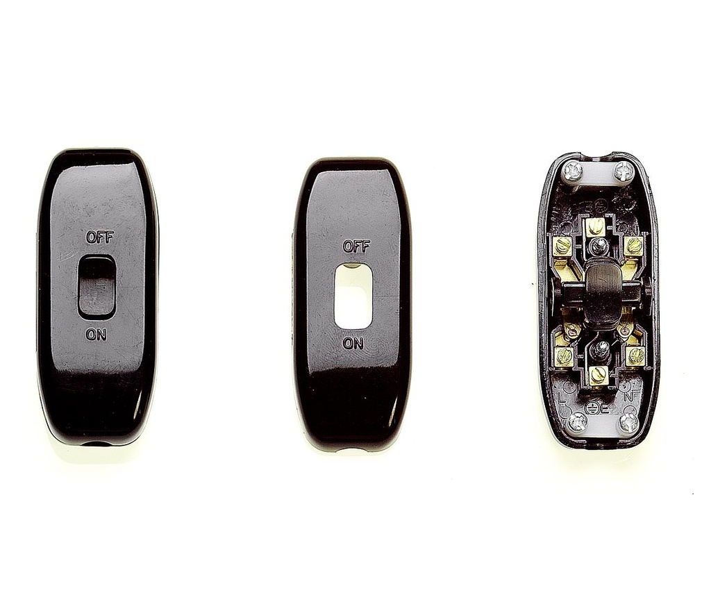 [05302] 3 Core Inline Switch 6A (Black)