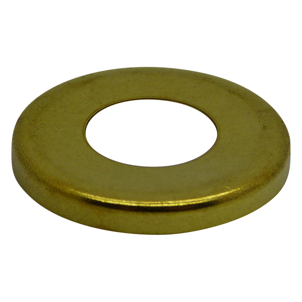[05602] End Cap / Locknut Cover, Diameter 27mm with ½" hole (Brass)