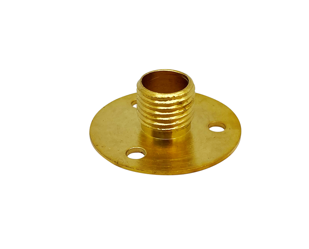 [05224] Flange Plate 10mm Male Thread (Brass)