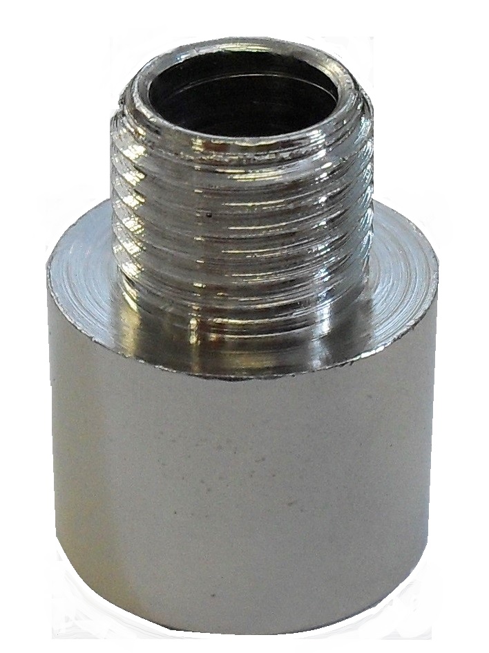 Increaser (Hollow) Male Thread 10mm, Female Thread ½"