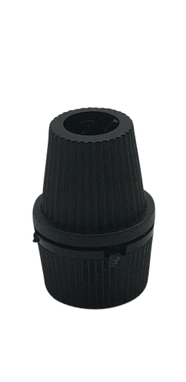 [05256] Plastic Symmetrical Cordgrip with 10mm Female Thread (Black)