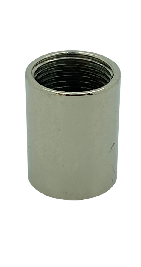 Coupler (Hollow Internally Threaded Bar) Female ½", Length ¾"