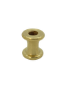 [05452] Shaped Coupler (Hollow Internally Threaded Bar) Female 10mm, Height 24mm, Diameter 22mm (Brass)