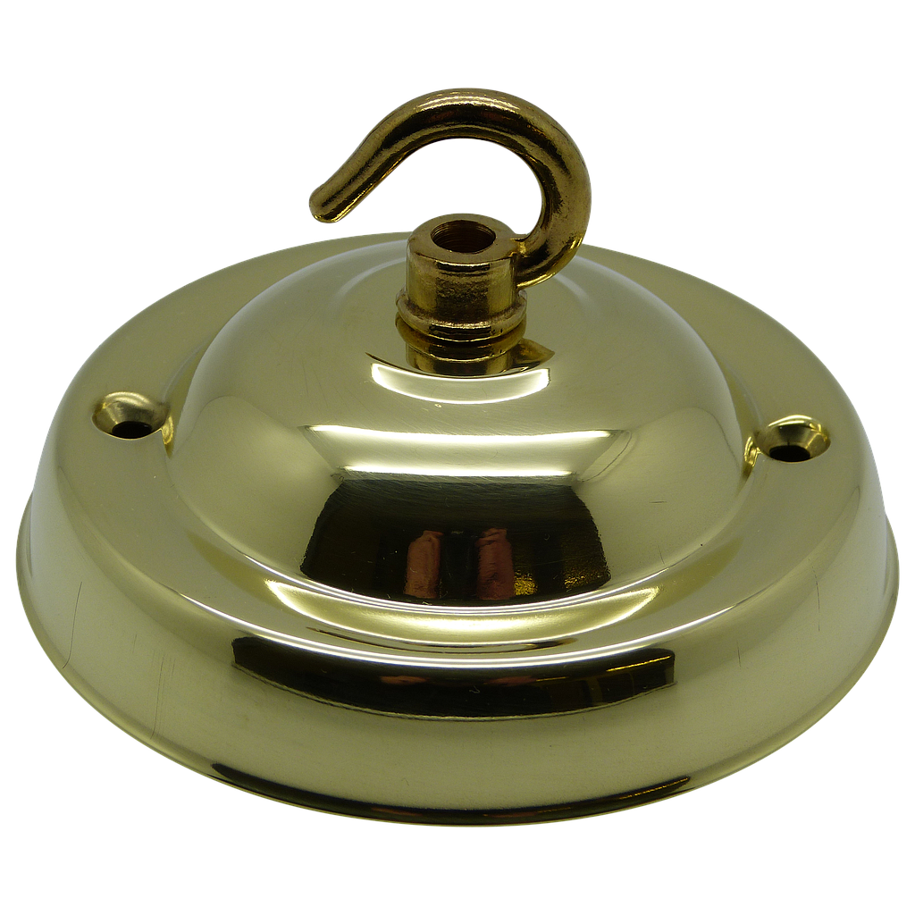 [05064] Large Ceiling Hook Plate (Brass)