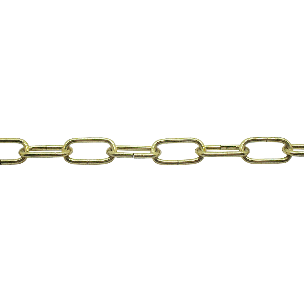 [05075] Small Link Ceiling Chain (Brass Plated)