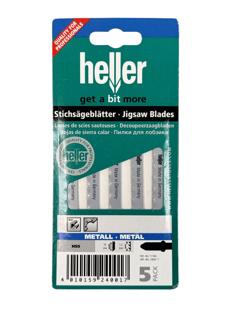 [07281] 5-Pack Jigsaw Blade T118A For Metal