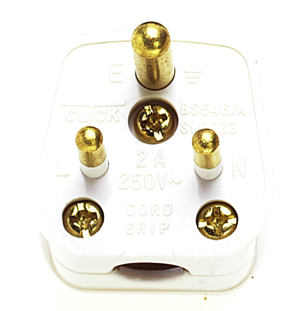 Round Pin Plug 2A