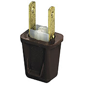 [05851] USA 2 Pin Plug Kwik Connect (Black)