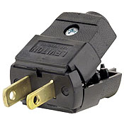 USA 2 Pin Plug Screw Terminal