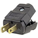 [05856] USA 2 Pin Plug Screw Terminal (Black)