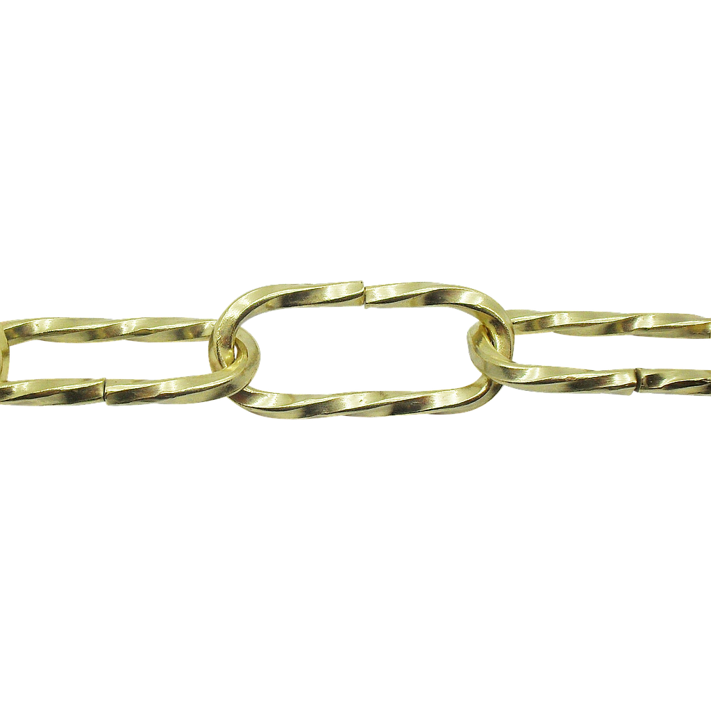 [05828] Decorative Twisted Ceiling Chain (Brass Plated)