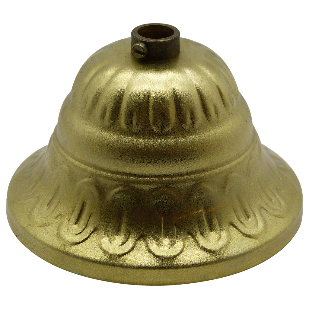 [05504] 90mm Decorative Ceiling Cup Only (Brass)