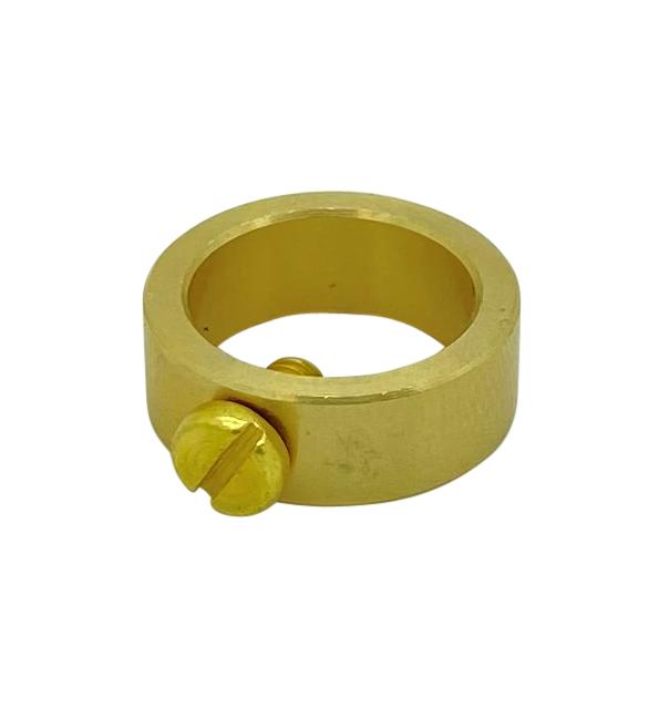 [05492] ½” Collar with Locking Screw (Brass)