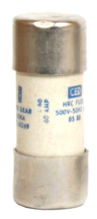 [10147] Consumer Unit Fuse, Diameter - 22.2mm Diameter x 55mm Height (60A)
