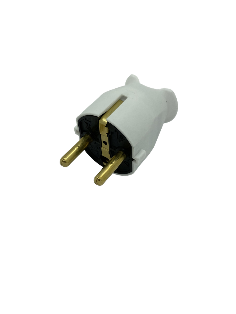 Schuko Plug 2 Pin + Earth