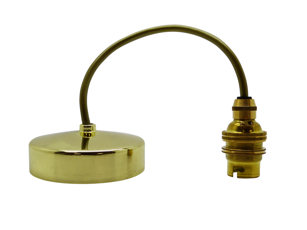 [05752] Metal & PVC Pendant (Brass)