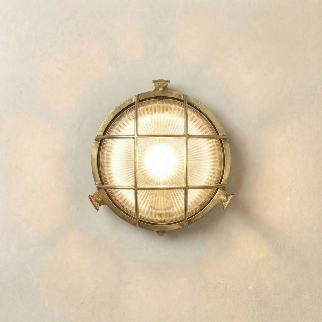 [05841] Small Cabin Bulkhead (Raw Brass)
