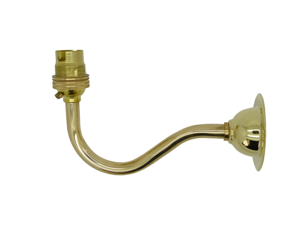 [09069] Victor Wall Light (BC/B22) (Brass)