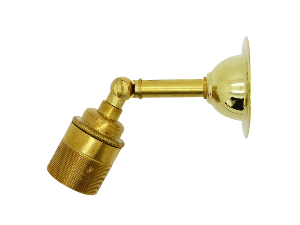 [09707] Victor Adjustable Wall Light (ES/E27) (Brass)