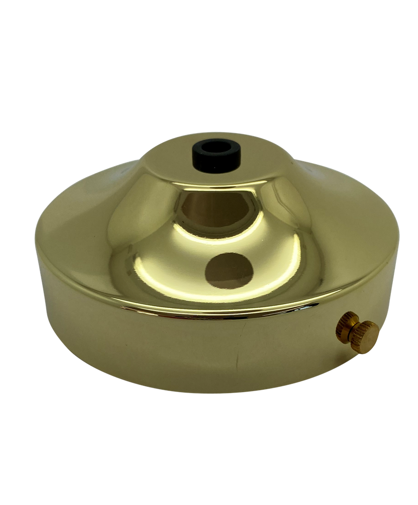 [06317] Shaped Ceiling Rose 100mm (Brass Plated)