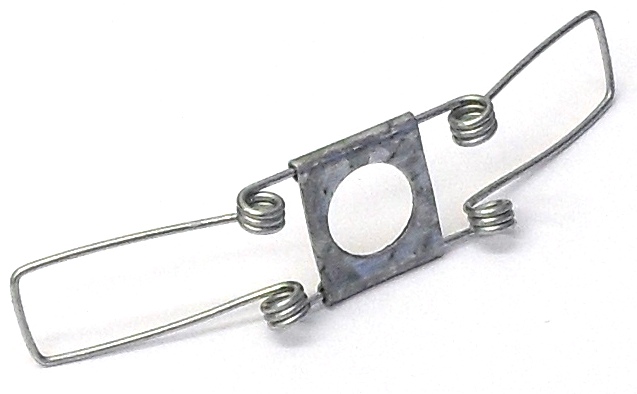 [05700] Spring Clip 2 Arm with 10mm Hole (90mm)