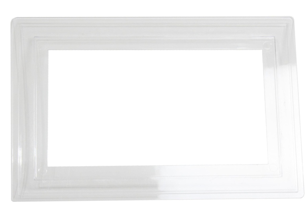 [02101] 2 Gang Finger Plate (Transparent)