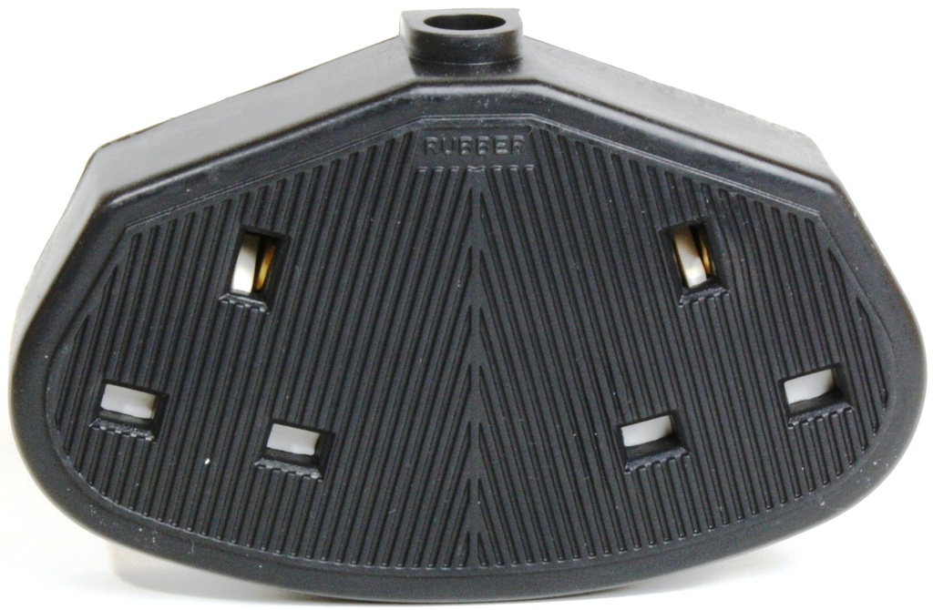 [05109] Rubber Trailing Socket 2G (Black)