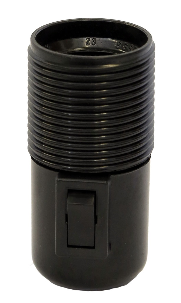 Continental Switched ES 10mm Lampholder [Threaded Skirt]
