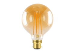 G95 Globe Amber Tint Dimmable 3.4W