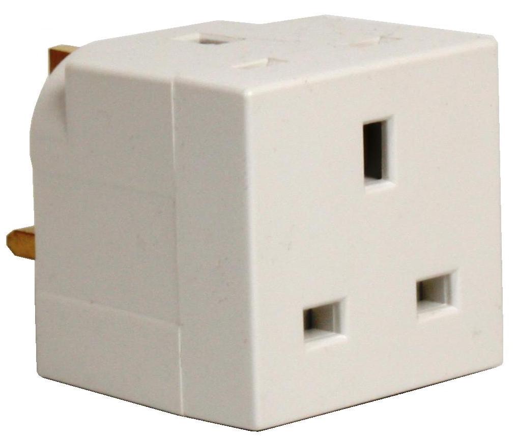 [08053] Socket Adaptor 13A (2 Way)