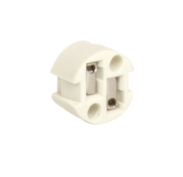 [05182] Ceramic G4/GU5.3 Lampholder (Unwired Rear Push-In Entry)