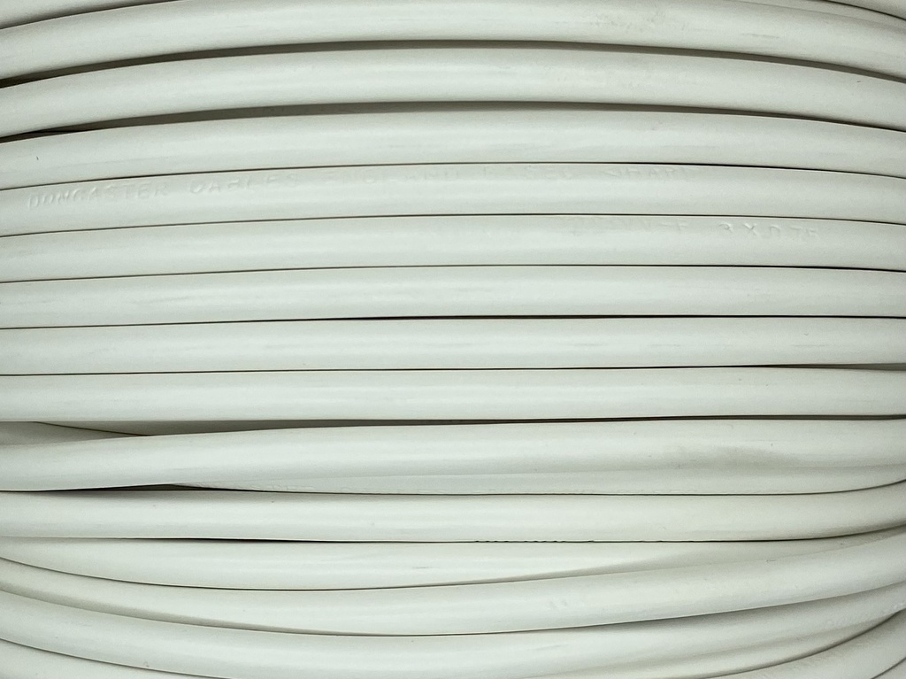 [01680] 3 Core 0.5mm Flex [2183Y] (White)